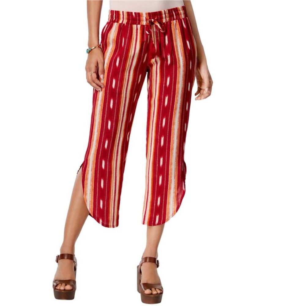 American Rag Womens Teardrop-Hem Tapered Cropped Capri Casual Pants, NWT